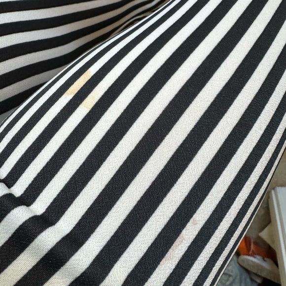 Nasty Gal striped flare leg pants with elastic waist - Picture 2 of 3